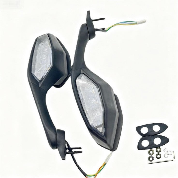 Adjustable LED Motorcycle Rearview Mirror