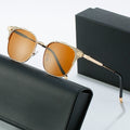 Ladies designer sunglasses with luxurious frame and mirrored lenses