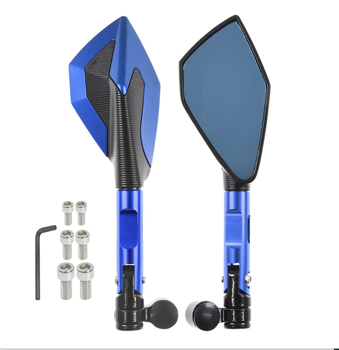 High-Visibility Adjustable Racing Mirrors