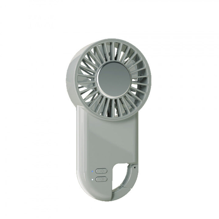 Portable Handheld Mirrored Cooling Fan