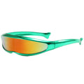 Women Sporty Sunglasses with Ergonomic Design and Mirrored Lenses
