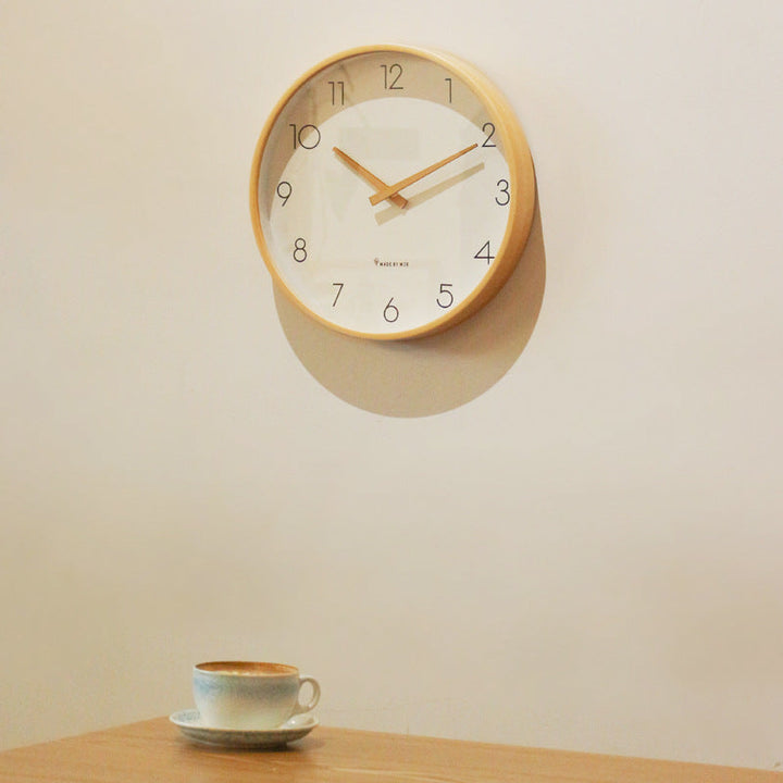 Nordic Minimalist Wood Silent Wall Clock