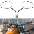 Adjustable Motorcycle Rearview Mirror with High-Quality Chrome Finish