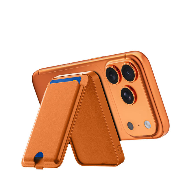 Smartphone case with integrated card slot and stand