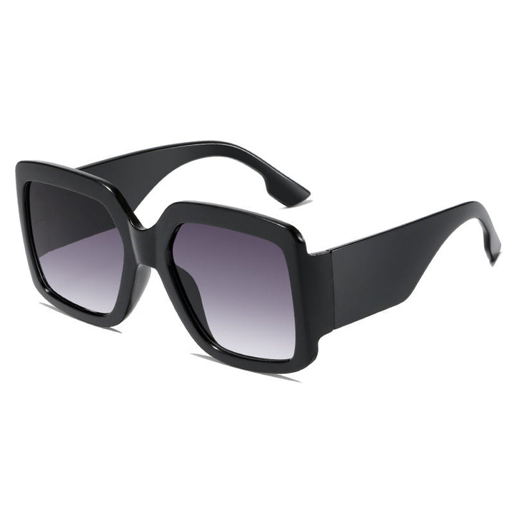 Women modern square sunglasses with mirror lenses