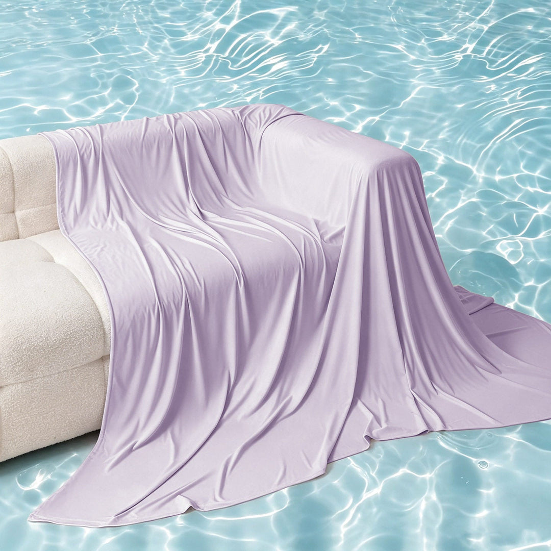 Unisex nan extra soft stretch sofa blanket made of microfiber as a versatile sofa cover