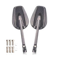 Motorcycle rearview mirror with modern design made of aluminum