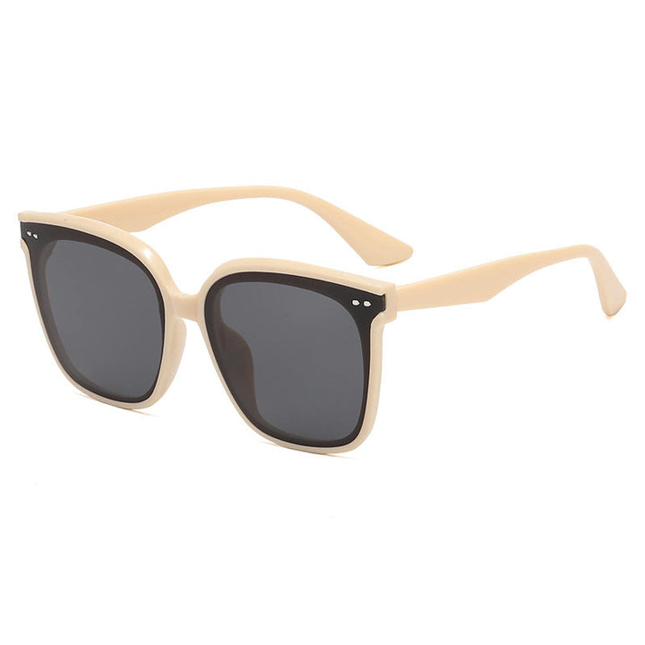 Ladies square sunglasses with mirrored gradient