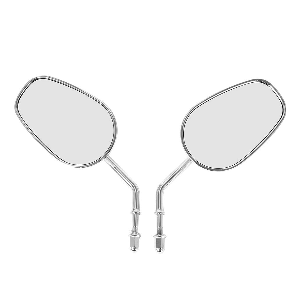 Motorcycle rearview mirror with adjustable arm and sturdy design