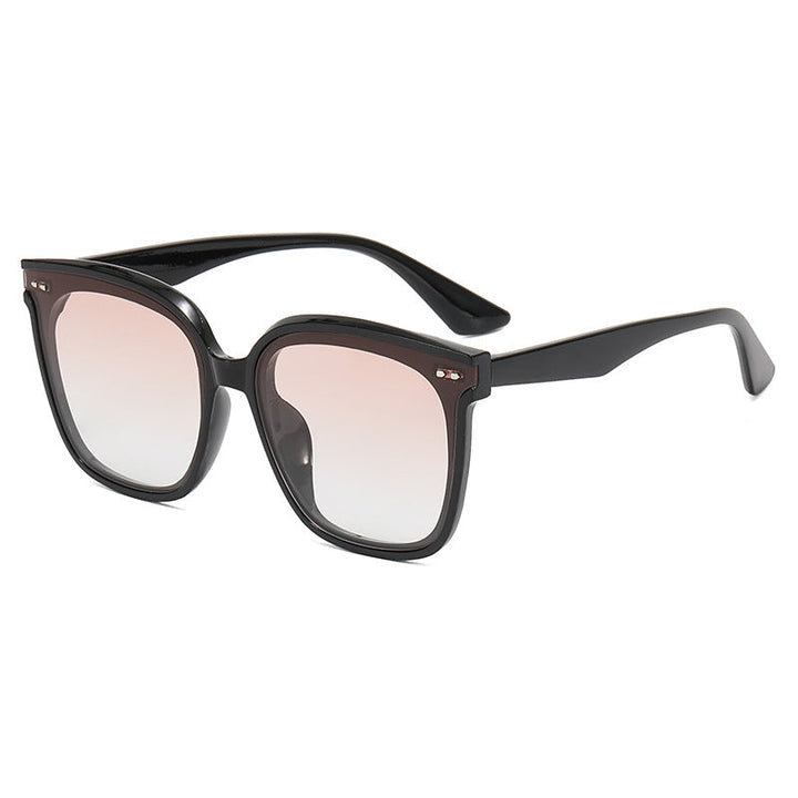 Ladies square sunglasses with mirrored gradient