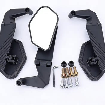 Motorcycle rearview mirror mounting kit
