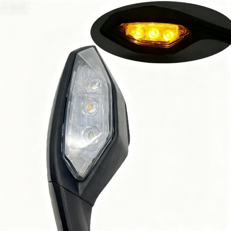 Adjustable LED Motorcycle Rearview Mirror