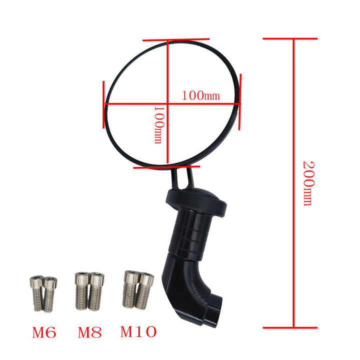 Sporty motorcycle mirrors