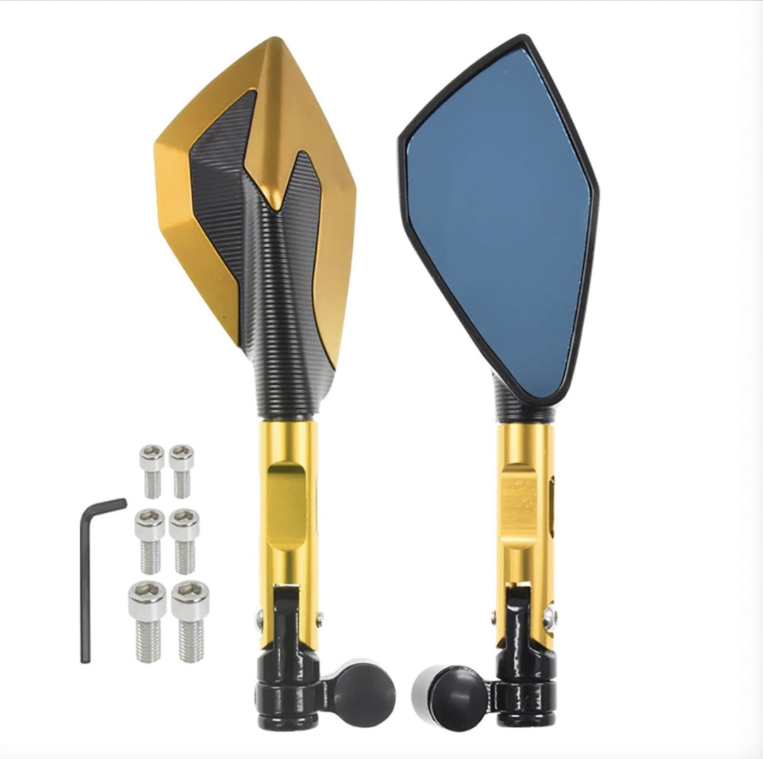 High-Visibility Adjustable Racing Mirrors