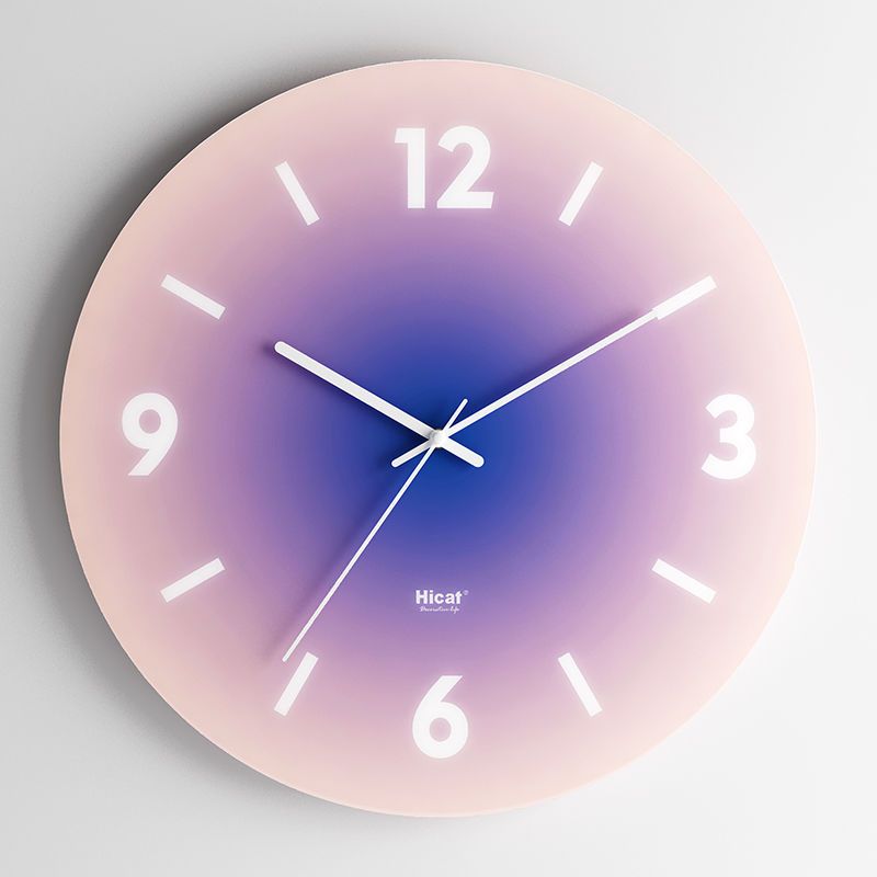 Luxury Wall Clock Made of Glass