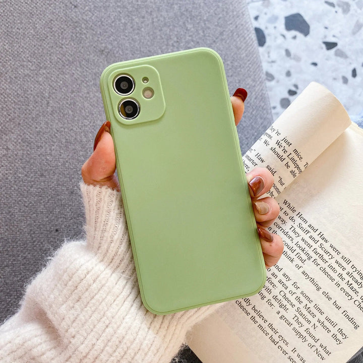 Pastel Solid colour Silicone iPhone Case