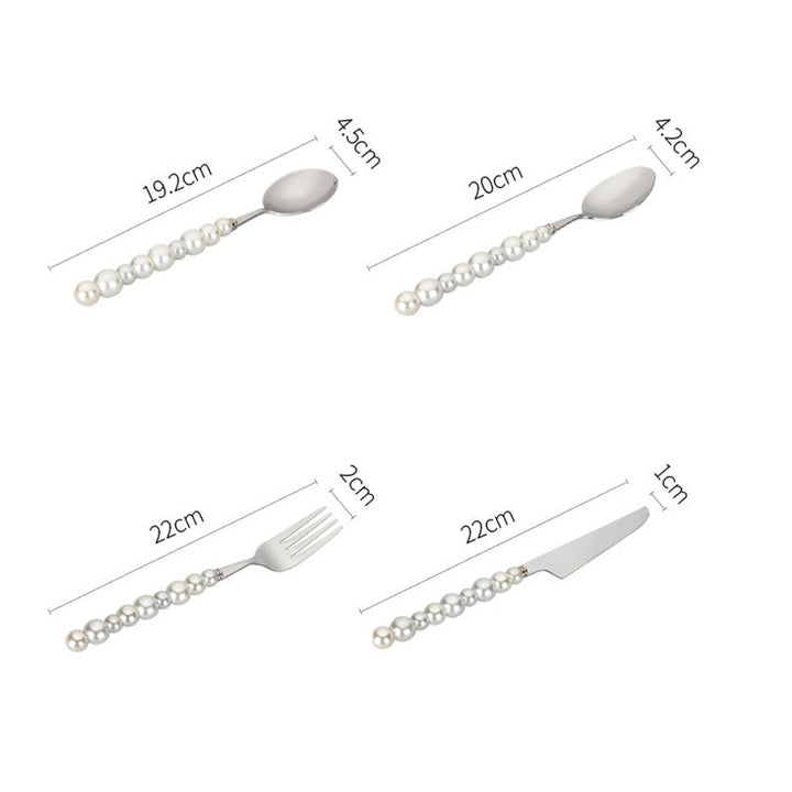 Pearl grip cutlery 4 piece set
