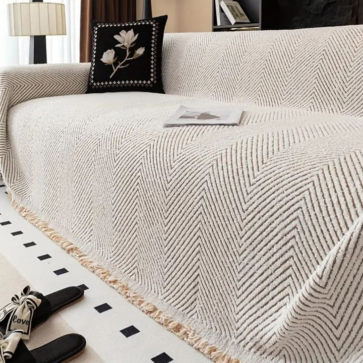 Herringbone Sofa Cover, splash-proof and non-slip
