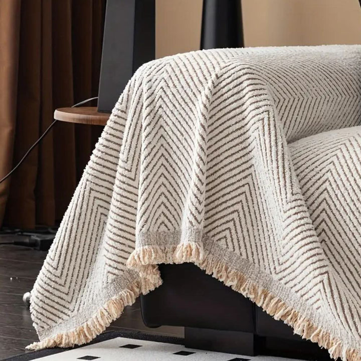 Herringbone Sofa Cover, splash-proof and non-slip