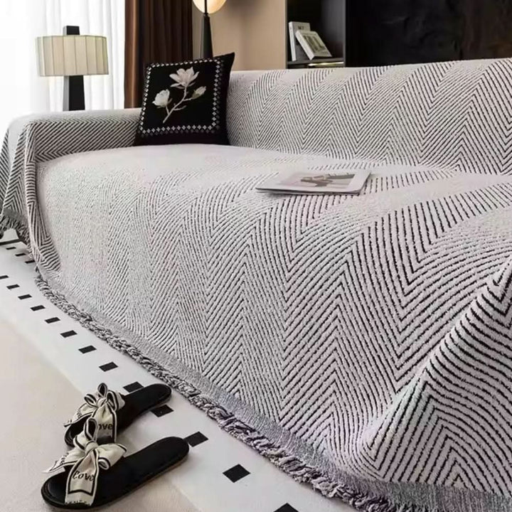 Herringbone Sofa Cover, splash-proof and non-slip