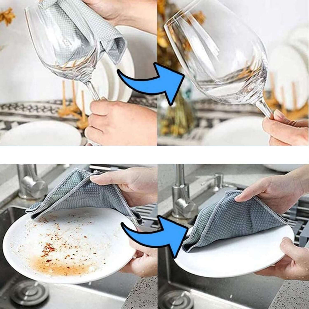 Soft Touch Wonder Cloth – Stripe-Free Cleaning of Glass, Mirrors &amp; Stainless Steel