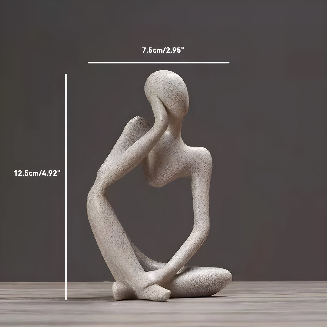Abstract Thinker Sculpture Home Decor