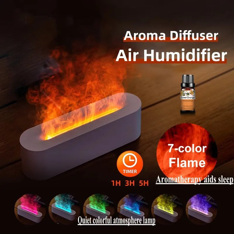 Flame Aroma Diffuser with 7 colours | Air Humidifier