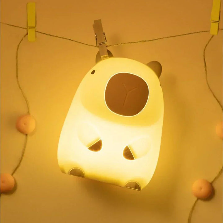 Capybara Light - Rechargeable Cartoon Capybara Silicone Night Light with 800mAh Battery