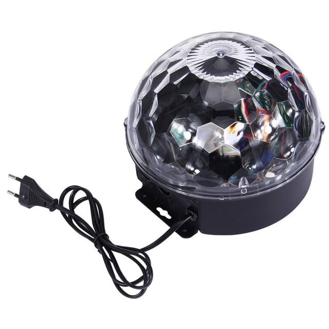 Digital LED RGB Crystal Magic Ball Stage Effect Light, DMX Party Disco DJ Bar coloured Pattern Lighting