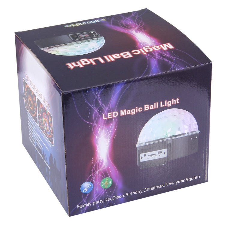 Digital LED RGB Crystal Magic Ball Stage Effect Light, DMX Party Disco DJ Bar coloured Pattern Lighting