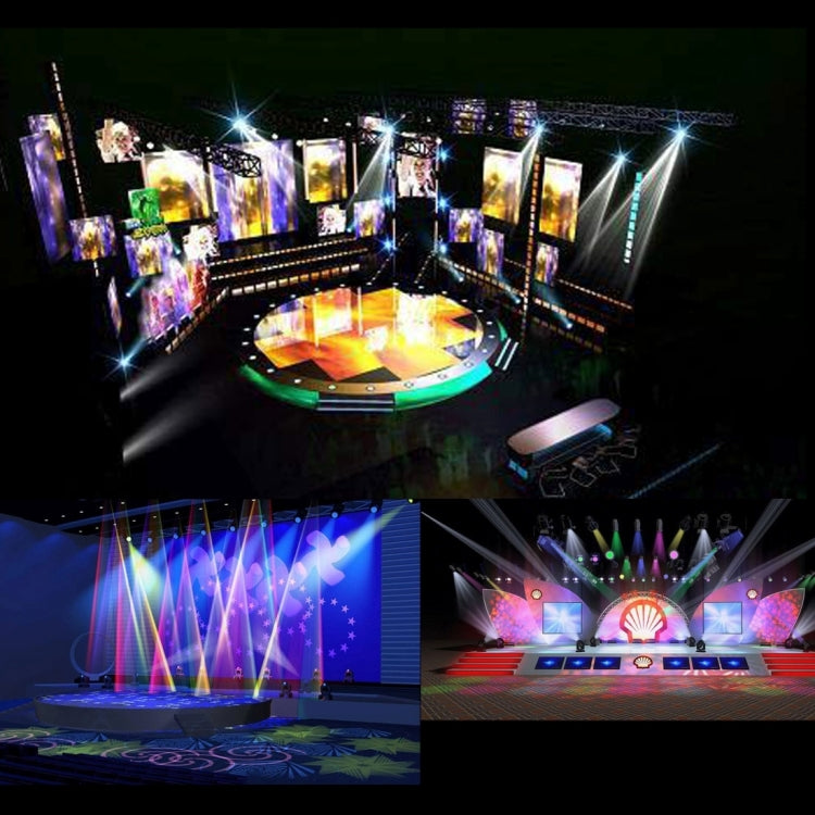 Digital LED RGB Crystal Magic Ball Stage Effect Light, DMX Party Disco DJ Bar coloured Pattern Lighting