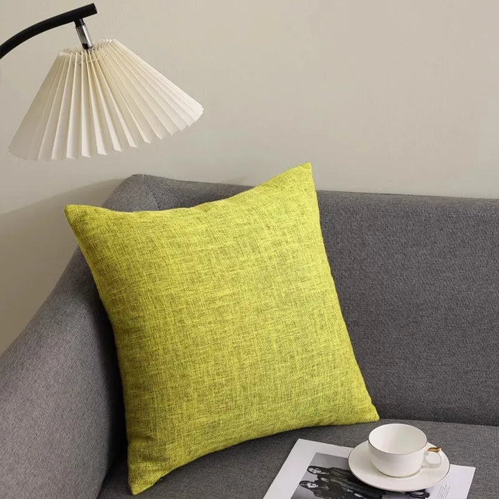 Cotton Linen Pillowcases for Decorative Couch and Chair Cushions