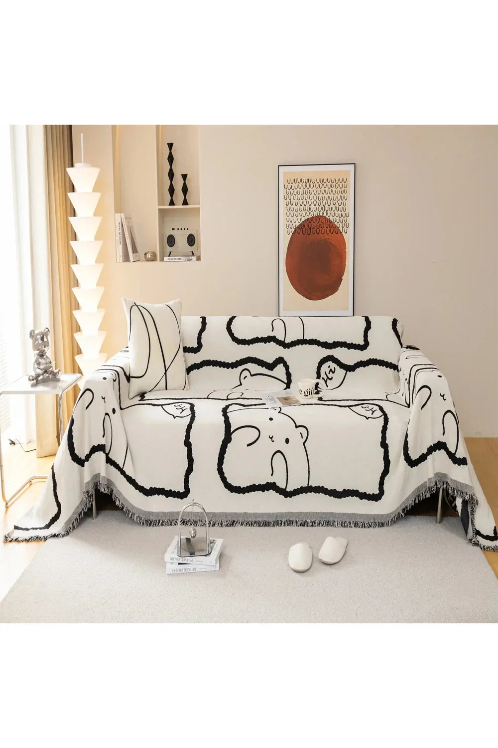 Living room sofa cover |