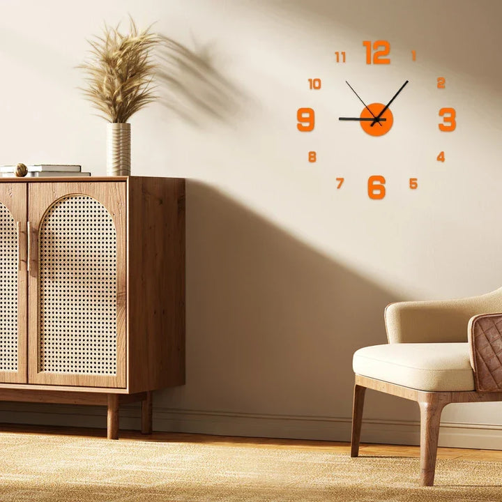 Creative frameless wall clock