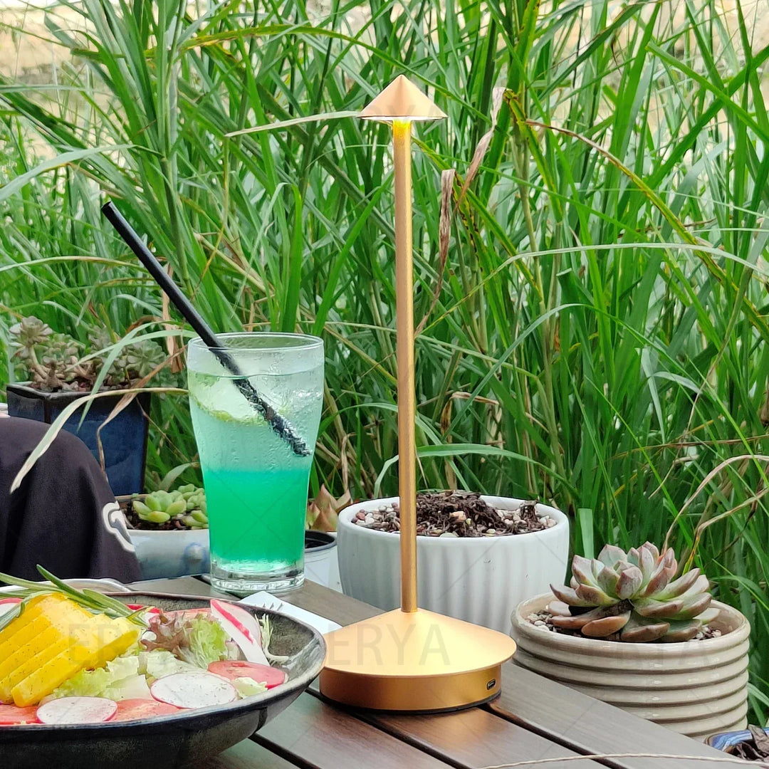 Rechargeable Table Lamp Creative Dining Room Touch Led Pina pro Table Lamp Hotel Bar Coffee Desk Lamp Decorative Desk Lamp