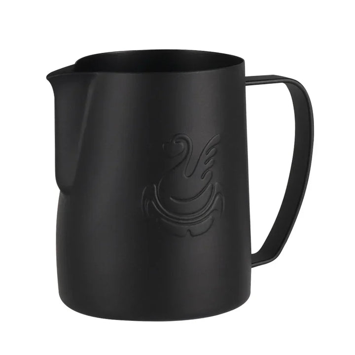 600ml stainless steel coffee pot milk frother cup cream maker espresso latte art tool elegant swan