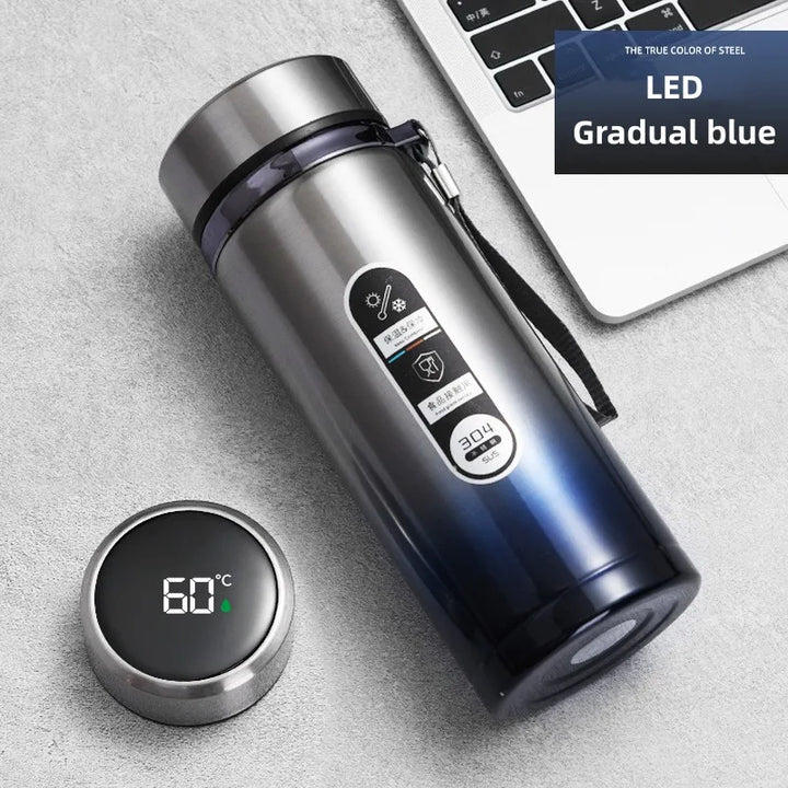 800ml-1L Stainless Steel Thermos – Portable Vacuum Flask with LED Temperature Display