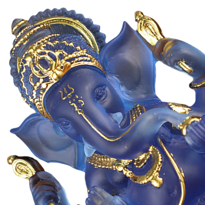 Rare coloured semi-transparent Ganesh statues for luck in your home