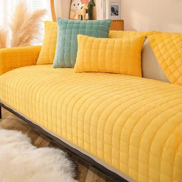 VelvetCozy - Plush velvet anti-slip sofa cover for added elegance and comfort