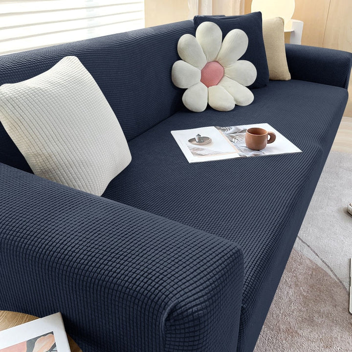 FlexiCover Elastic Sofa Cover – Protection Cover for Corner Sofas and Standard Sofas