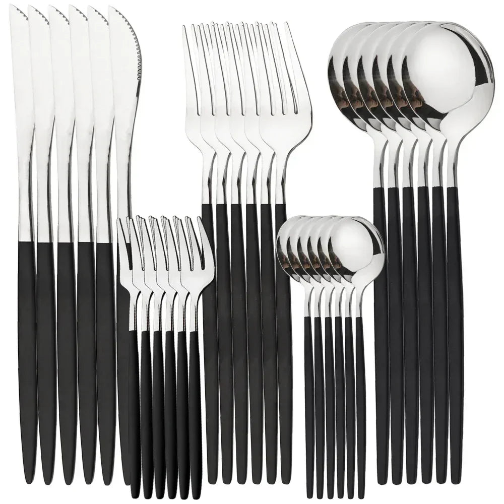 RoyalMirror – Luxury Gold Cutlery Set