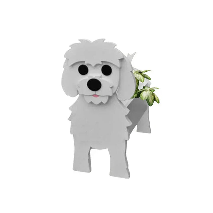 Flower Pot - Pawsome - Dog Plant Container - Various Breeds