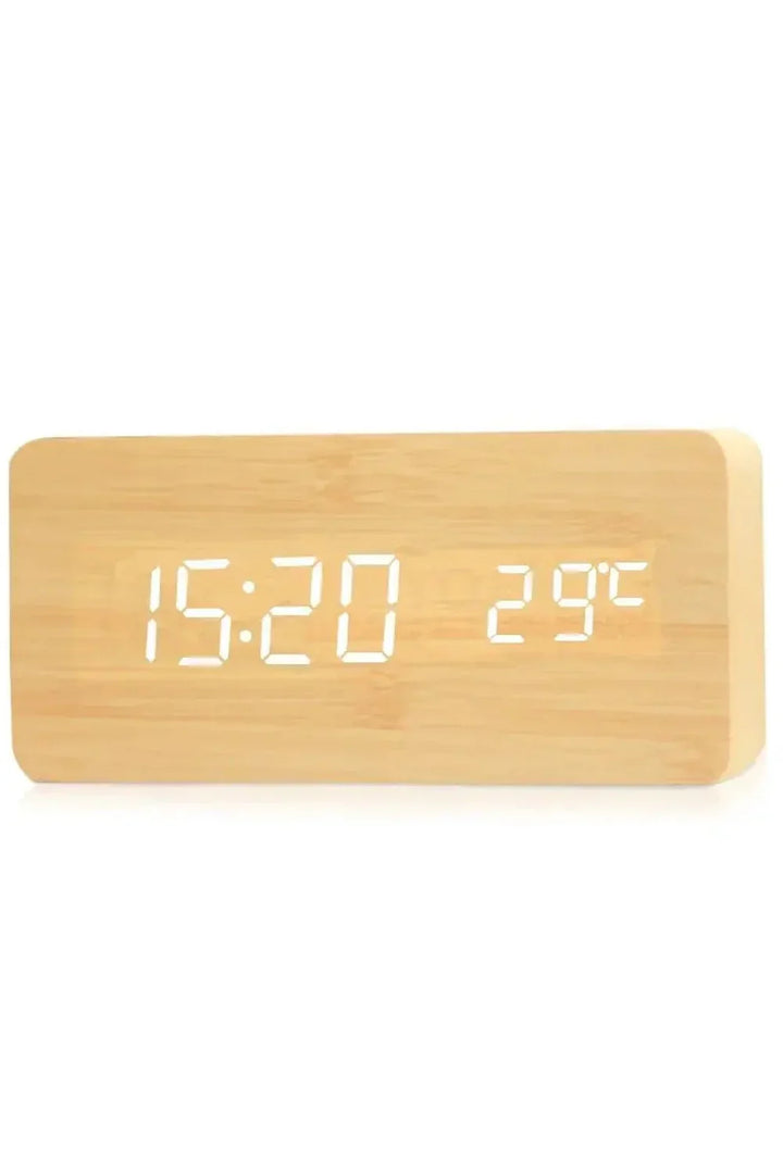 Wood LED Digital Clock