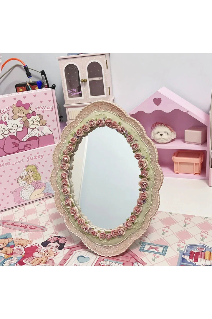 large standing Baroque mirror |