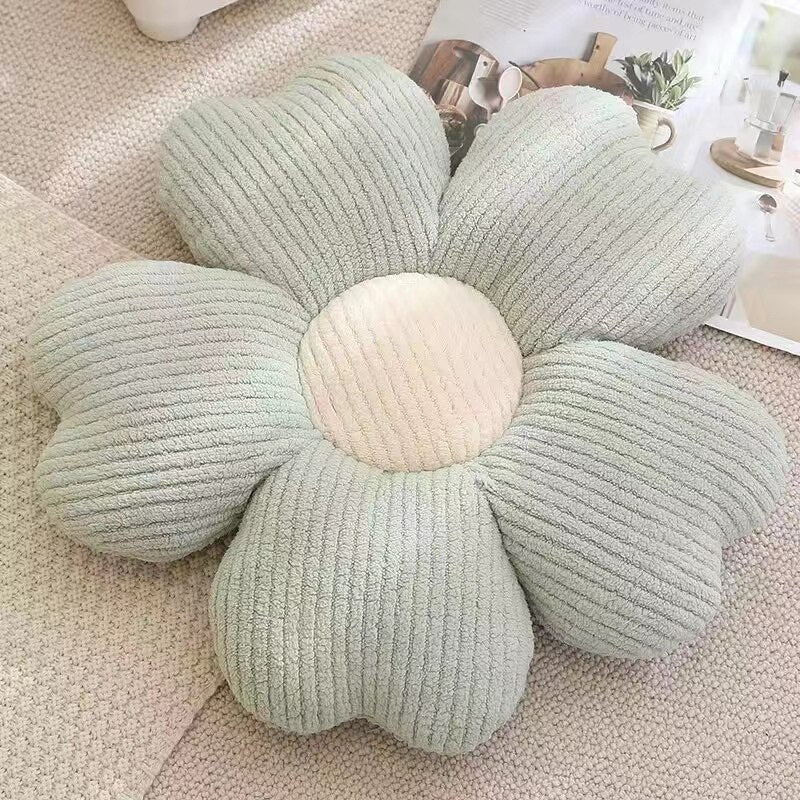 Fluffy Clover Flowers Pillow