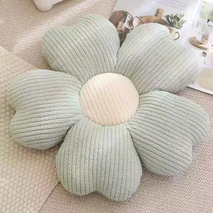 Fluffy Clover Flowers Pillow