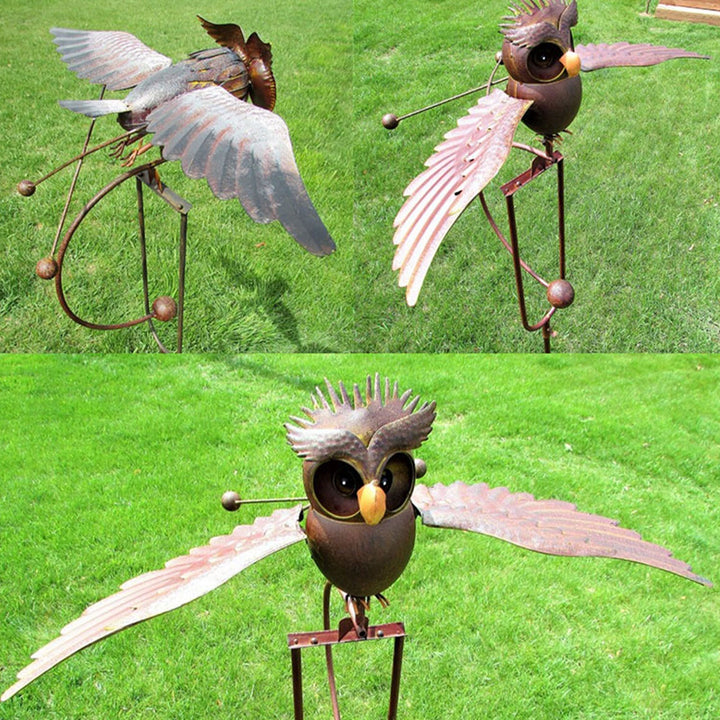 Metallic Eagle Wing Fluttering Spinner