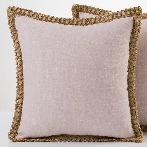 colourful pillowcases in French style