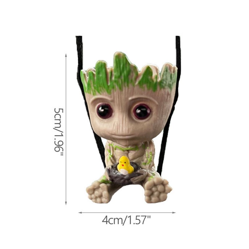 Cartoon Large Miniature Figure: Playful Office Decoration