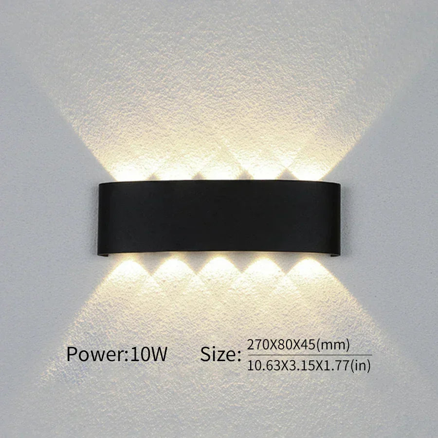 Modern lighting, indoor or outdoor: The versatile LED wall lamp